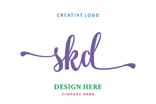 SKD lettering logo is simple, easy to understand and authoritative