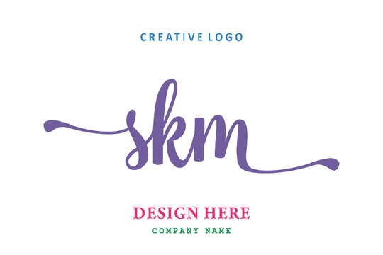 SKM lettering logo is simple, easy to understand and authoritative