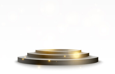 	
Vector illustration for award winners. Pedestal or platform for honoring prize winners.