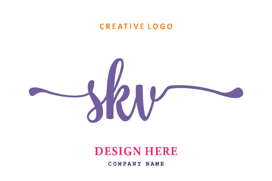 SKV lettering logo is simple, easy to understand and authoritative