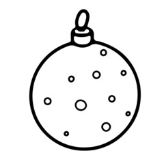  Round ball Christmas tree toy with polka dots