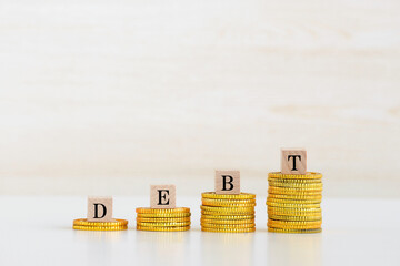 借金が増えるイメージ