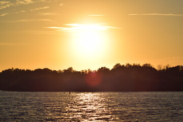 Sunset on the Norfolk Broads
