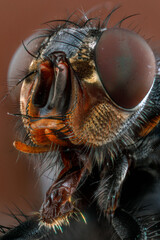 mouche bleue (INSECTA  Diptera  Calliphoridae  Calliphora sp vicina)