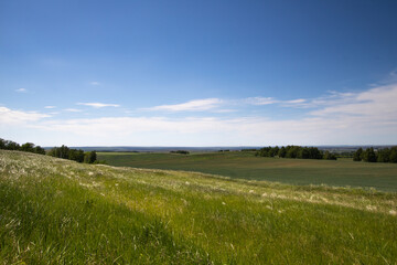 Endless steppe expanses.