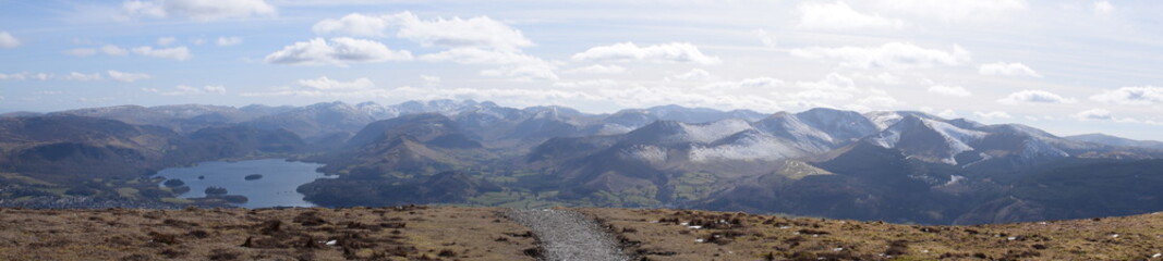 view of the mountains