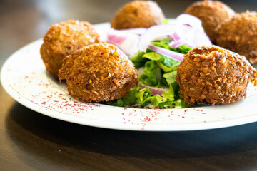 middle east asian food plate 