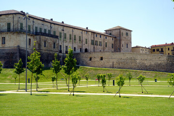 Castle and park of Sala Baganza, Parma province, Italy