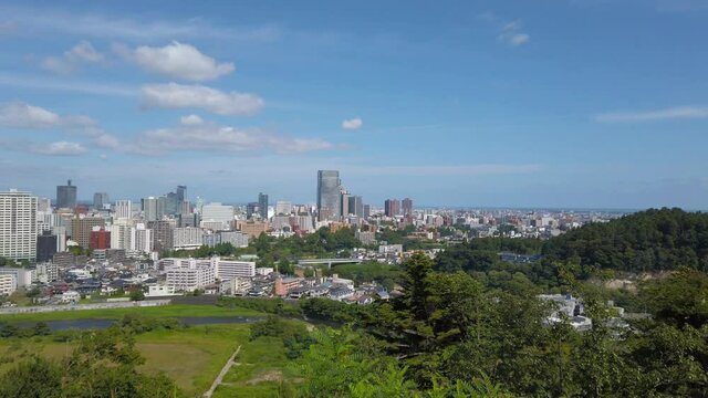仙台の都市風景 宮城県