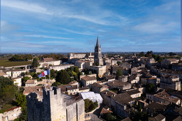 Obraz premium Saint-Émilion medieval city
