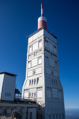 station météo au sommet du Mont-Ventoux