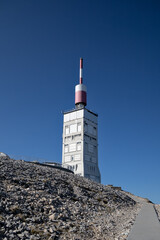 station météo au sommet du Mont-Ventoux