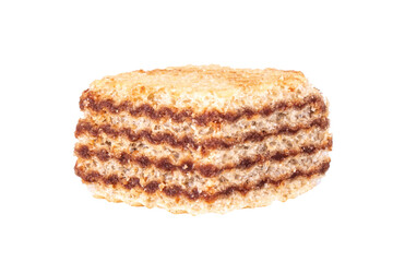 wafer square isolated on white background