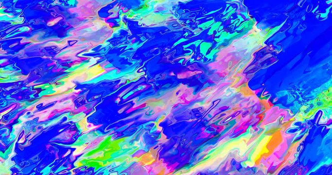 Looped 4k animation. Abstract colorful chill background. Ideal creative modern wallpaper for
design and music .