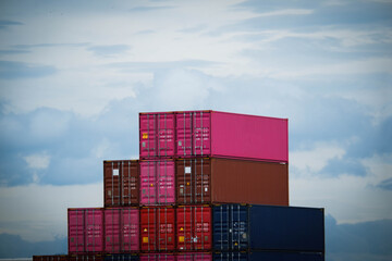 Container stacks for shipping and transportation import and export