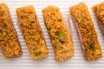 Indian milk cake or alwar ka mawa