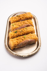 Indian milk cake or alwar ka mawa