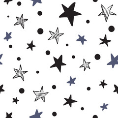 seamless pattern with stars