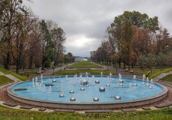 Fontanna w Parku Ludowym, Lublin