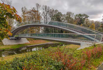 Most w Parku Ludowym, Lublin, Lubelskie, Polska