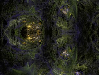 Imaginatory fractal abstract background Image