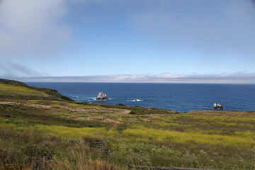 Fototapeta na wymiar view of the coast