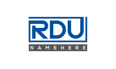 RDU creative three letters logo