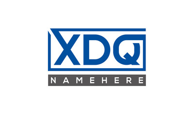 XDQ creative three letters logo
