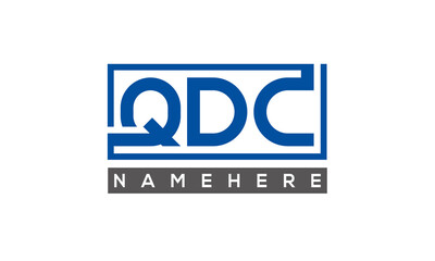 QDC creative three letters logo