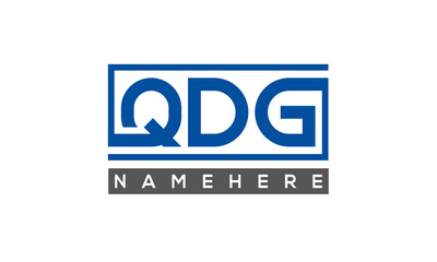 QDG creative three letters logo