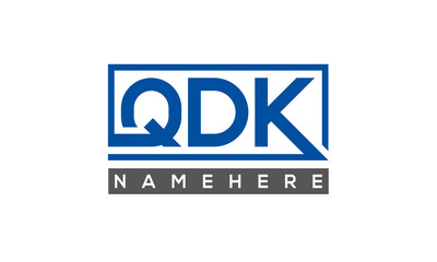 QDK creative three letters logo