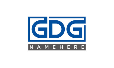 GDG creative three letters logo