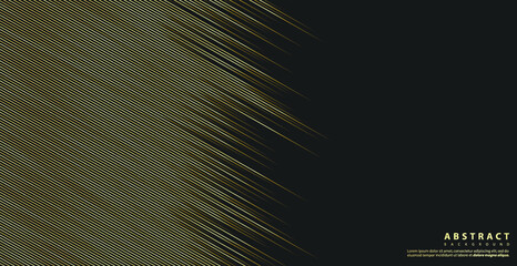 Abstract gold background. Golden line wave. Luxury style. Vector illustration.