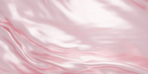 Pink fabric background with copy space 3D render