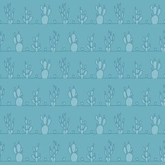 Seamless patterns with Cactus