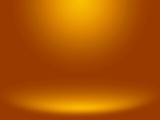 Elegant and beautiful studio background. Orange and yellow background.