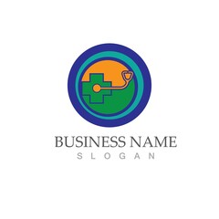 health medical logo design