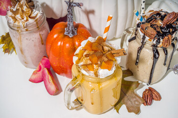 Apple, pumpkin and pecan pie smoothie