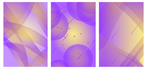 Set of Abstract Backgrounds