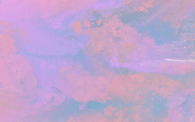 Pastel creative watercolor background. Grungy colorful background. Retro plaster wall grunge effect background, Sky-blue and pink wallpaper