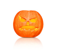 Halloween Pumpkin isolated on white