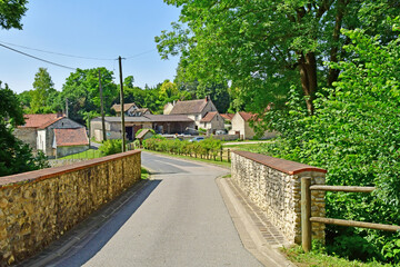 Montchauvet; France - july 20 2021 : picturesque village