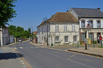 Fototapeta na wymiar Orgerus; France - july 20 2021 : the village