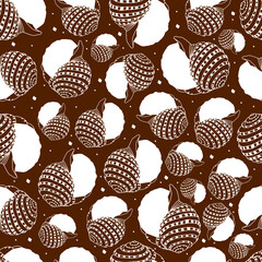 pattern of exotic seashells. Sea and ocean life