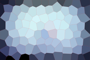 abstract blue background with hexagons. Soft elegant dynamic blue illustration. Bright brochure cover in pastel colors. Retro artistic backdrop with mosaic effect. Cool abstract modern watercolor art 