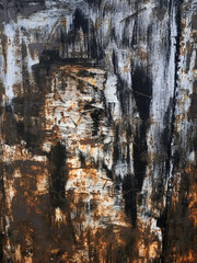 Dark aged rusted  metal texture. Color steel texture