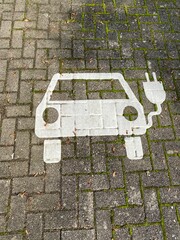 Parkplatz Ladestation E Auto 