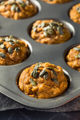 Healthy Homemade Pumpkin Spice Muffins