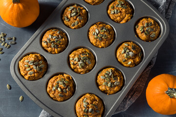 Healthy Homemade Pumpkin Spice Muffins