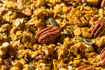 Healthy Homemade Autumn Pumpkin Spice Granola